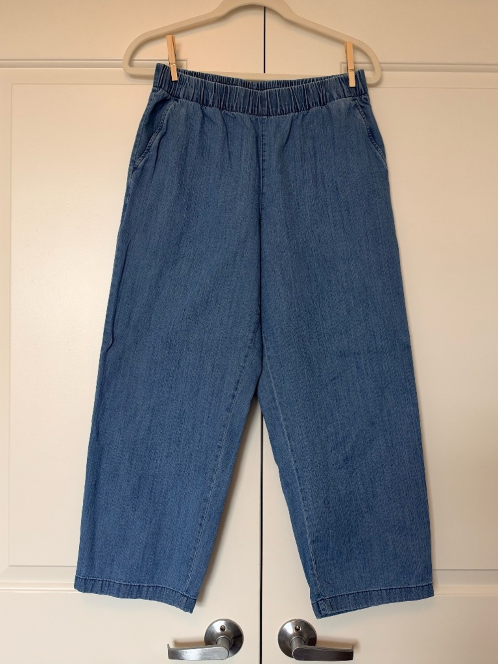 UNIQLO Stretch Easy Ankle Pants (Denim)